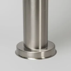 Moderne buitenlamp paal staal RVS 100 cm - Sfera