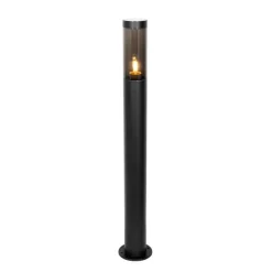 Moderne buitenlamp paal zwart 80 cm IP44 - Rox