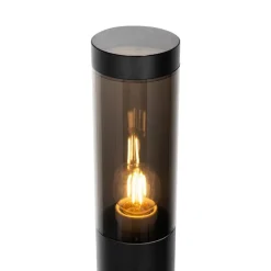 Moderne buitenlamp paal zwart 80 cm IP44 - Rox