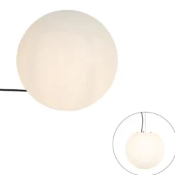 Moderne buitenlamp wit 35 cm IP44 - Nura