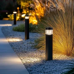 Moderne buitenlamp zwart 40 cm IP44 incl. LED - Roxy