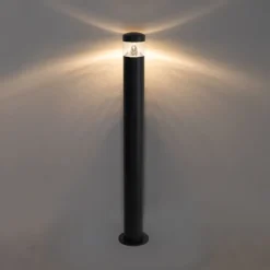 Moderne buitenlamp zwart 80 cm IP44 incl. LED - Roxy