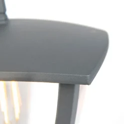 Moderne buitenlantaarn sokkel donkergrijs - Platar