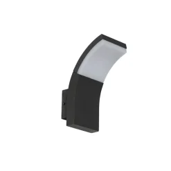 Moderne buitenwandlamp antraciet incl. LED IP54 - Litt