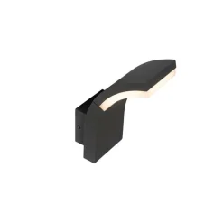 Moderne buitenwandlamp antraciet incl. LED IP54 - Litt