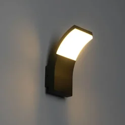 Moderne buitenwandlamp antraciet incl. LED IP54 - Litt