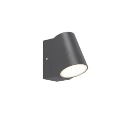 Moderne buitenwandlamp antraciet incl. LED - Uma