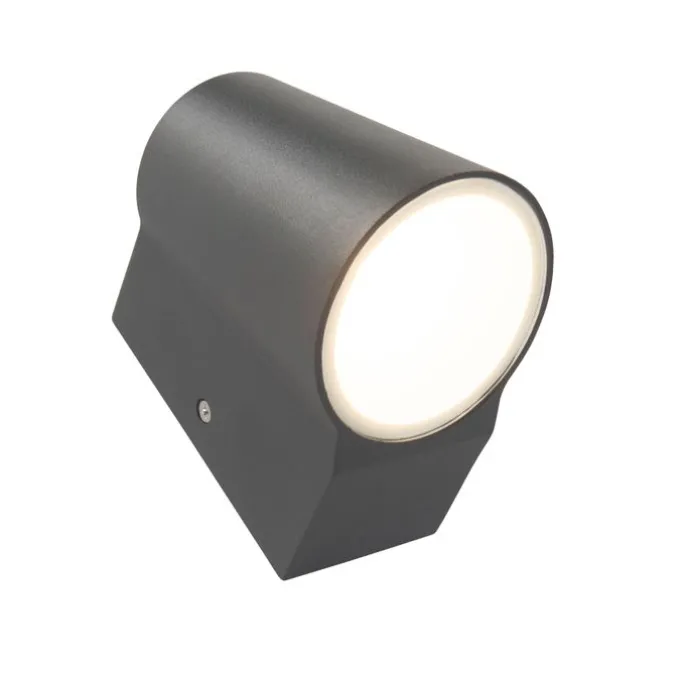 Moderne buitenwandlamp antraciet incl. LED - Uma