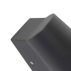 Moderne buitenwandlamp antraciet incl. LED - Uma