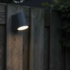 Moderne buitenwandlamp antraciet incl. LED - Uma