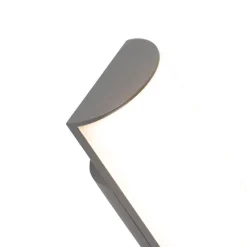 Moderne buitenwandlamp donkergrijs met bewegingssensor - Harry