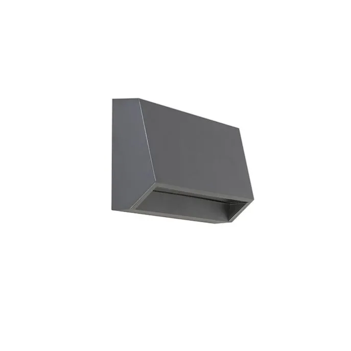 Moderne buitenwandlamp donkergrijs incl. LED IP65 - Sandstone 2