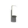 Moderne buitenwandlamp donkergrijs incl. LED - Harry