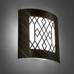 Moderne buitenwandlamp roestbruin IP44 - Emmerald Classic