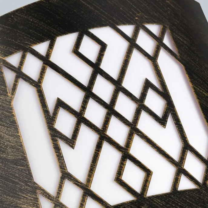 Moderne buitenwandlamp roestbruin IP44 - Emmerald Classic