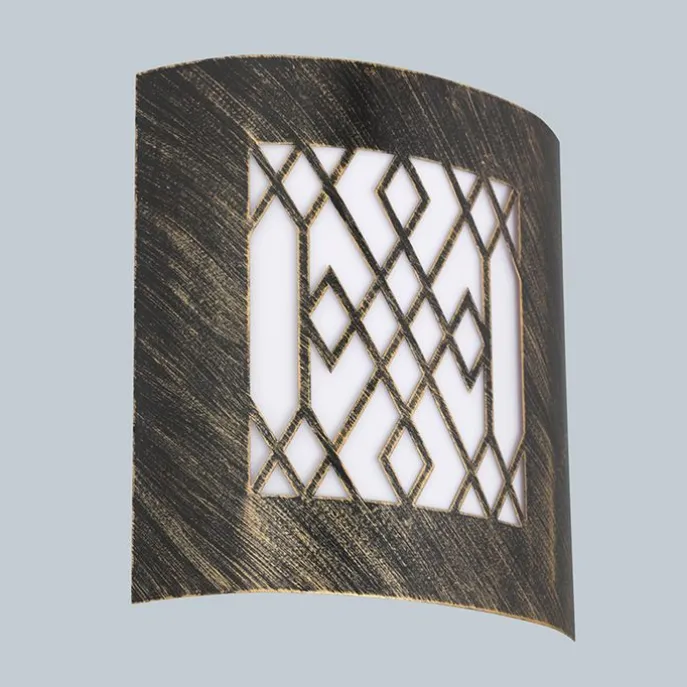 Moderne buitenwandlamp roestbruin IP44 - Emmerald Classic