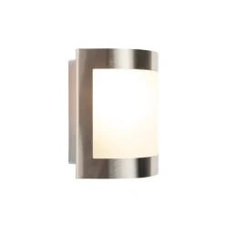 Moderne buitenwandlamp RVS IP44 - Mira