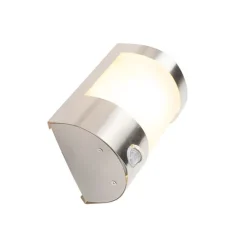 Moderne buitenwandlamp RVS bewegingssensor IP44 - Mira
