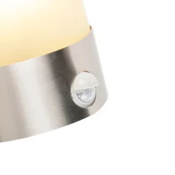 Moderne buitenwandlamp RVS bewegingssensor IP44 - Mira