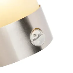 Moderne buitenwandlamp RVS bewegingssensor IP44 - Mira