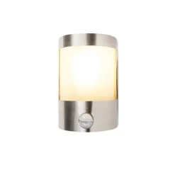Moderne buitenwandlamp RVS bewegingssensor IP44 - Mira