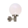 Moderne buitenwandlamp staal RVS IP44 - Sfera