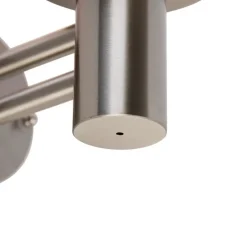 Moderne buitenwandlamp staal RVS IP44 - Sfera