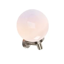 Moderne buitenwandlamp staal RVS IP44 - Sfera