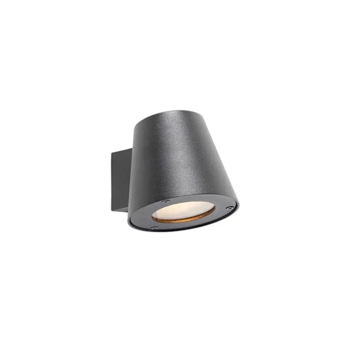 Moderne buitenwandlamp zwart IP44 - Skittle