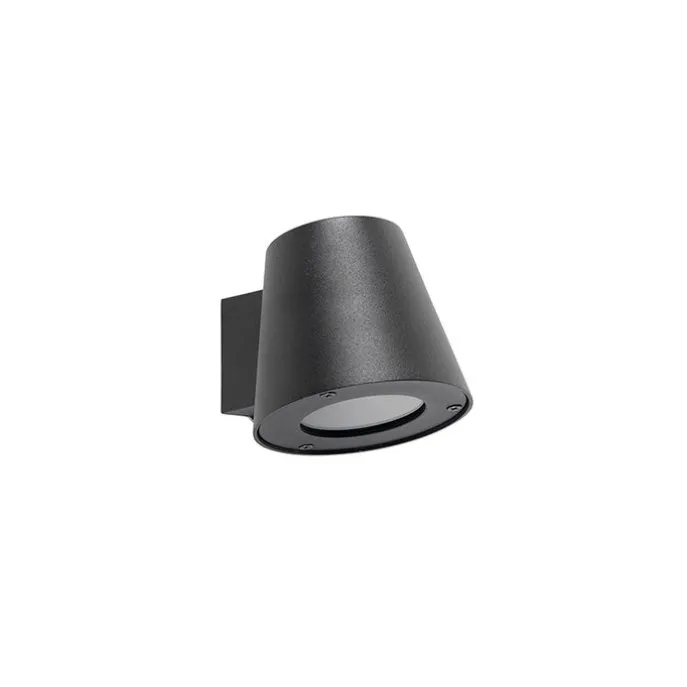 Moderne buitenwandlamp zwart IP44 - Skittle