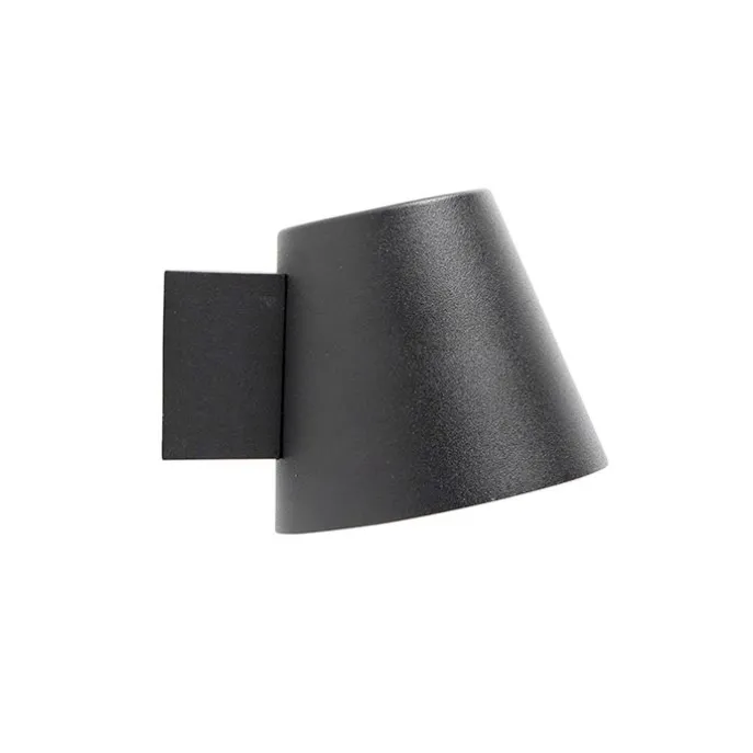 Moderne buitenwandlamp zwart IP44 - Skittle