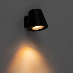 Moderne buitenwandlamp zwart IP44 - Skittle