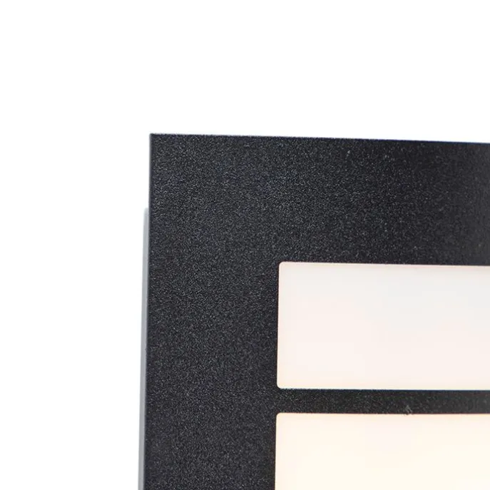 Moderne buitenwandlamp zwart IP44 - Miro