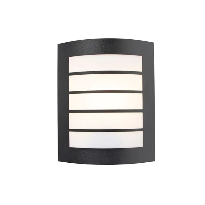 Moderne buitenwandlamp zwart IP44 - Miro