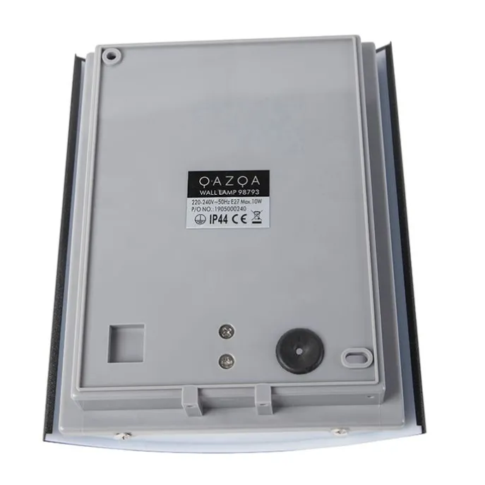 Moderne buitenwandlamp zwart IP44 - Miro