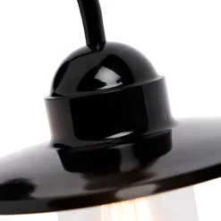 Moderne buitenwandlamp zwart IP44 - Kansas