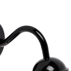 Moderne buitenwandlamp zwart IP44 - Kansas