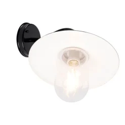 Moderne buitenwandlamp zwart IP44 - Kansas