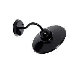 Moderne buitenwandlamp zwart IP44 - Kansas