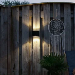 Moderne buitenwandlamp zwart incl. LED IP44 - Ovum