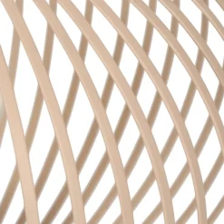 Moderne draad tafellamp beige 33cm - Gila