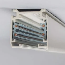 Moderne 3-fase rail wit 100cm - 3-Phase