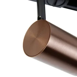 Moderne 1-fase railspot donkerbrons - Iconic Jeana