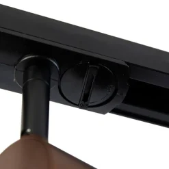 Moderne 1-fase railspot donkerbrons - Iconic Jeana