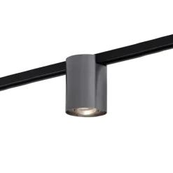 Moderne 1-fase railspot gunmetal - Iconic Rondoo Up