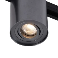 Moderne 1-fase railspot gunmetal - Iconic Rondoo Up