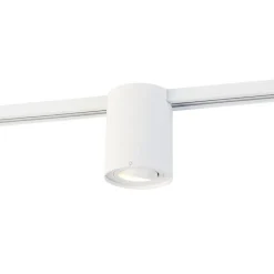 Moderne 1-fase railspot wit - Iconic Rondoo Up
