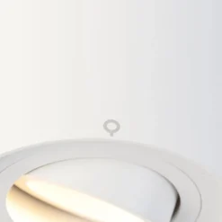 Moderne 1-fase railspot wit - Iconic Rondoo Up