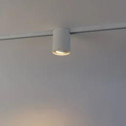 Moderne 1-fase railspot wit - Iconic Rondoo Up