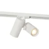 Moderne 1-fase railspot wit 2-lichts - Iconic Scopio